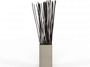 vase with branches decoration Modelo 3D