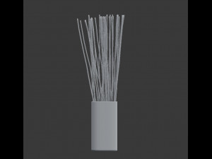 vase with branches decoration Modelo 3D