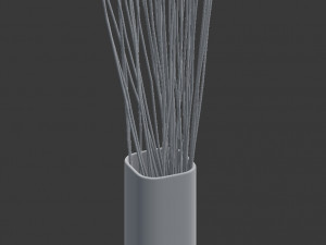 vase with branches decoration Modelo 3D