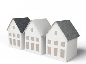 3D модель миниатюрного украшения дома 3D Модель