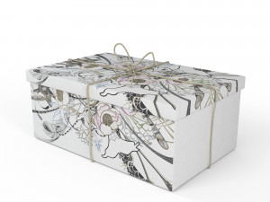 3d present - gift box model Model 3D