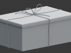 3d present - gift box model 3Dモデル