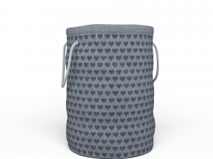 laundry bag - grey-blue Modelo 3D