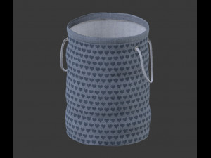 laundry bag - grey-blue Modelo 3D