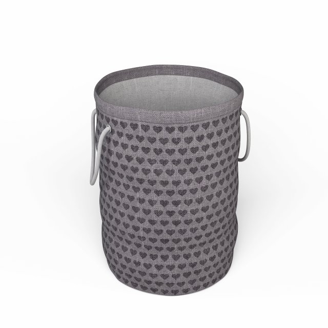 laundry bag - grey-purple 3D मॉडल .c4d .max .obj .3ds .fbx .stl .blend 