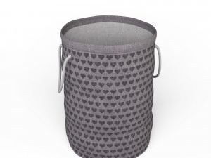 laundry bag - grey-purple 3D 模型