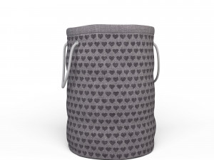 laundry bag - grey-purple 3D मॉडल