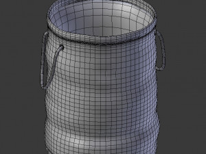 laundry bag - pink Modèle 3D
