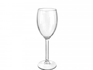 3d empty wine glass Model 3D