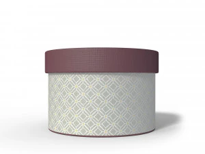 caixa redonda Modelo 3D