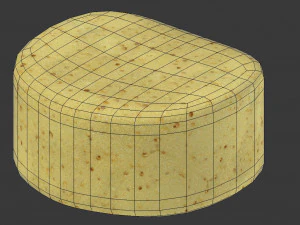 3d bath sponge 3D Model