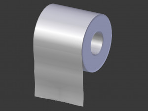 toilet paper 3D Model