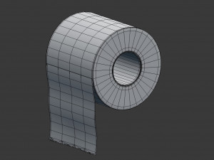 toilet paper 3D Model