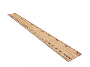 wooden ruler 3D 모델