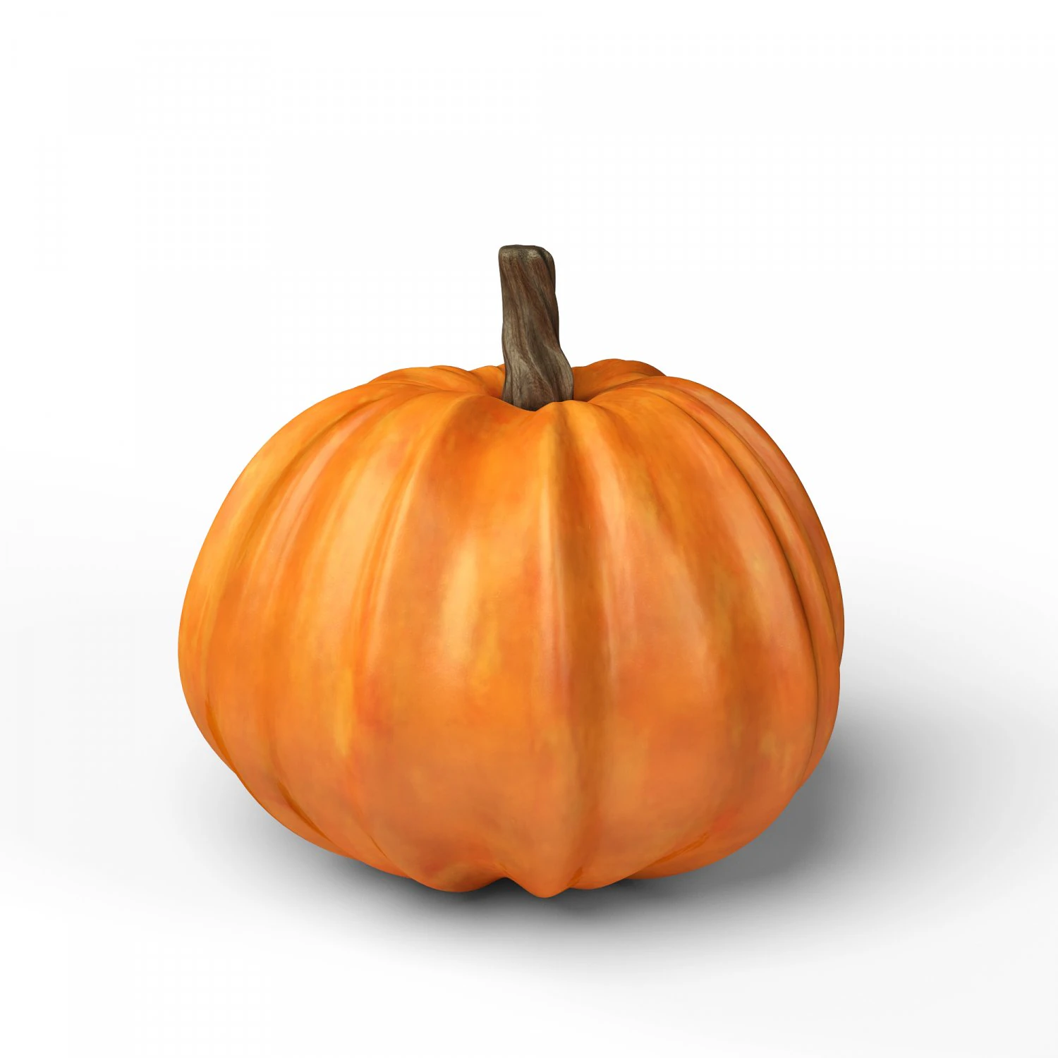 pumpkin 3D Model .c4d .max .obj .3ds .fbx .stl .blend 