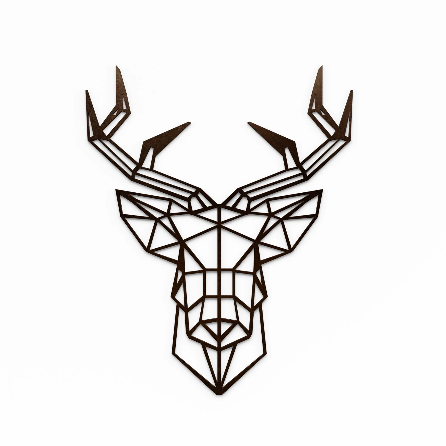 3d wall art - deer head wall decoration model 3D Model .c4d .max .obj .3ds .fbx .stl .blend 