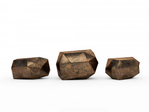 geometric seat set 3d 3D Model