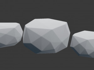 geometric seat set 3d 3D Model