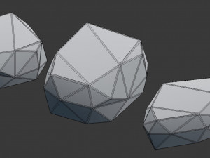geometric seat set 3d 3D Model