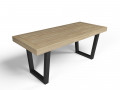 Modern Wooden Bench  3D Model