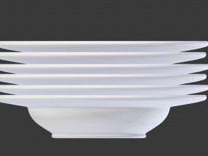 plates pack of 6 - soup bowls 3d Model 3D