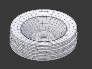pacote de 6 pratos - tigelas de sopa 3d Modelo 3D