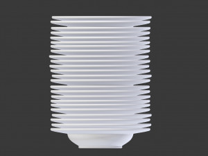 3d plates pack of 24 - soup bowls Modelo 3D