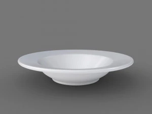 3d soup plate pack - soup bowls in different arrangements model 3D Model