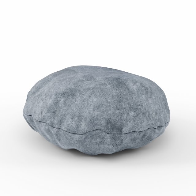 3d round bean bag 3D मॉडल .c4d .max .obj .3ds .fbx .stl .blend 