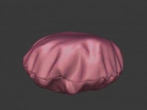 3d round bean bag 3D मॉडल