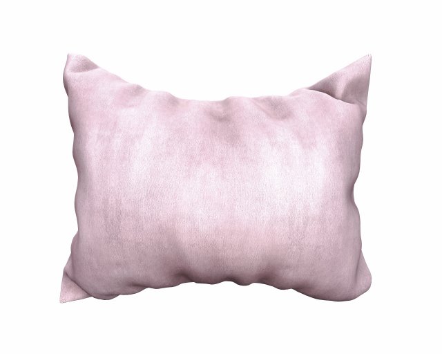 velvet rectangular pillow 3d 3D मॉडल .c4d .max .obj .3ds .fbx .stl .blend 
