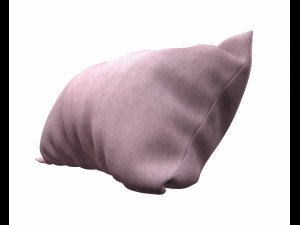 velvet rectangular pillow 3d 3D मॉडल