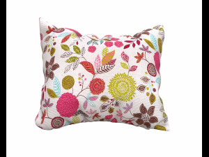 3d floral pillow model 3D Model