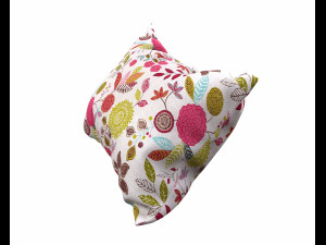 3d floral pillow model Modelo 3D