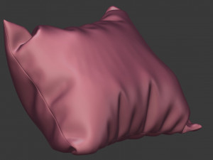 3d floral pillow model Modelo 3D