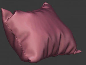 3d floral pillow model 3D Model