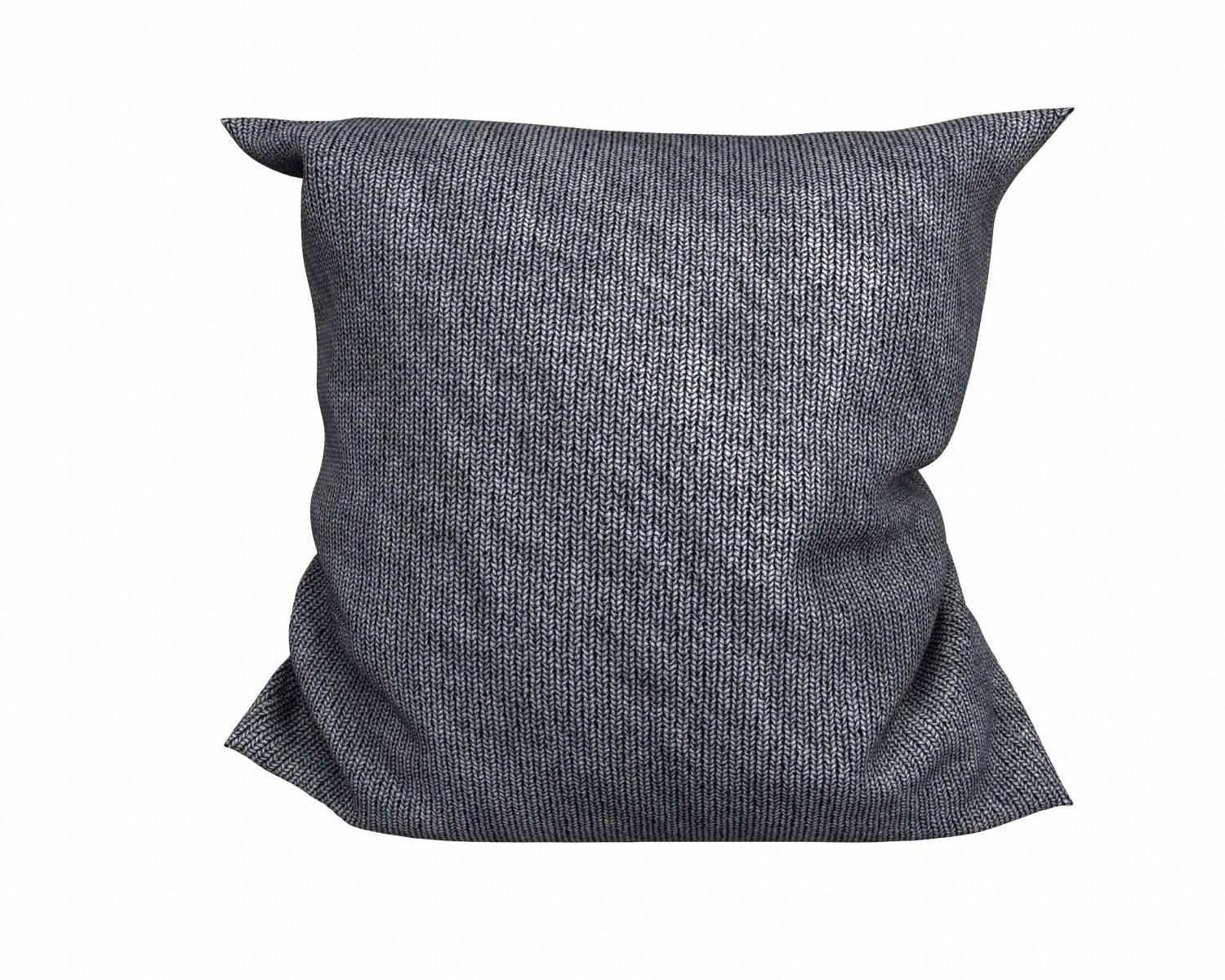 dark grey pillow model 3D Model .c4d .max .obj .3ds .fbx .stl .blend 