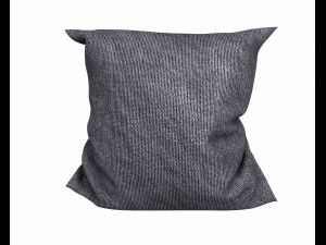dark grey pillow model Model 3D