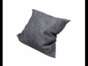 dark grey pillow model 3D 模型