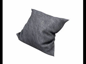 dark grey pillow model 3D Model
