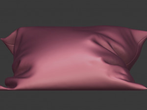dark grey pillow model 3D 模型