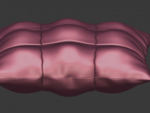 3d square pillow model 3D-Modell