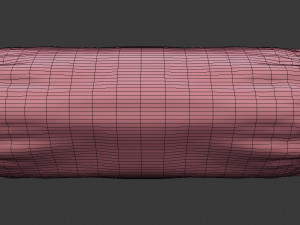 roll pillow Model 3D