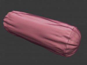 roll pillow Model 3D