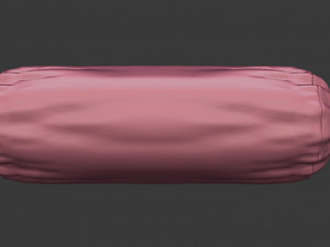 roll pillow Model 3D