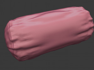 plain roll pillow Modelo 3D