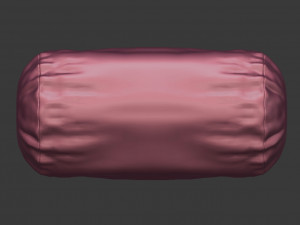 plain roll pillow Modelo 3D