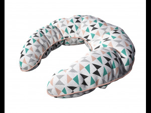 neck pillow - triangles pattern 3D मॉडल