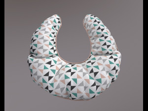 neck pillow - triangles pattern 3D मॉडल