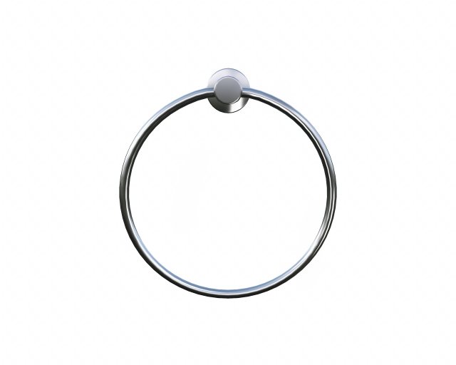 round towel holder 3D-Modell .c4d .max .obj .3ds .fbx .stl .blend 